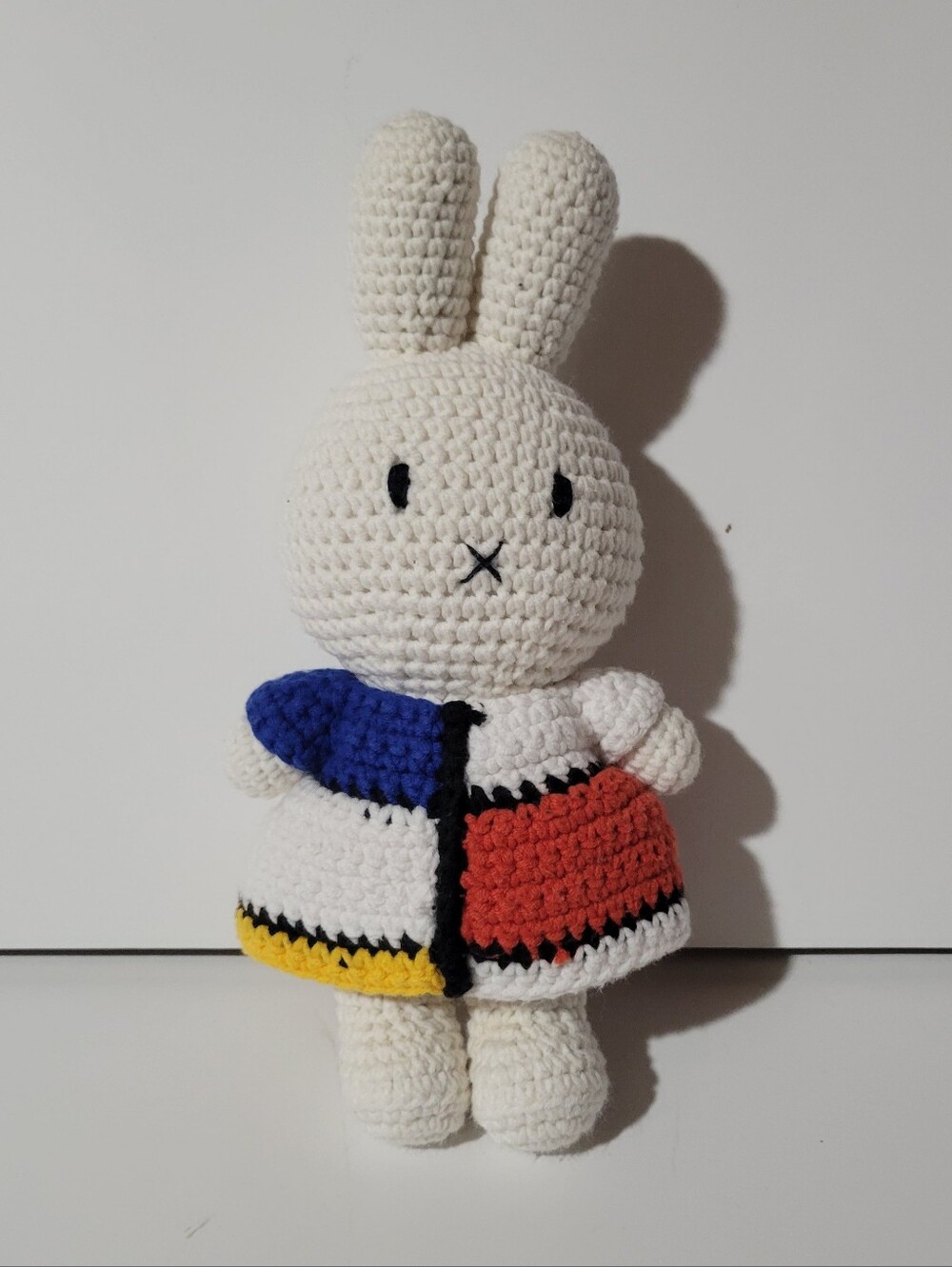 Miffy Piet Mondrian Inspired Dress by Just Dutch hand-crocheted